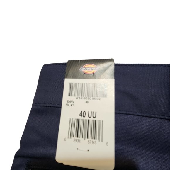 Dickies Men's 874 Original Fit Classic Work Pants Navy Size 40 - Picture 9 of 13